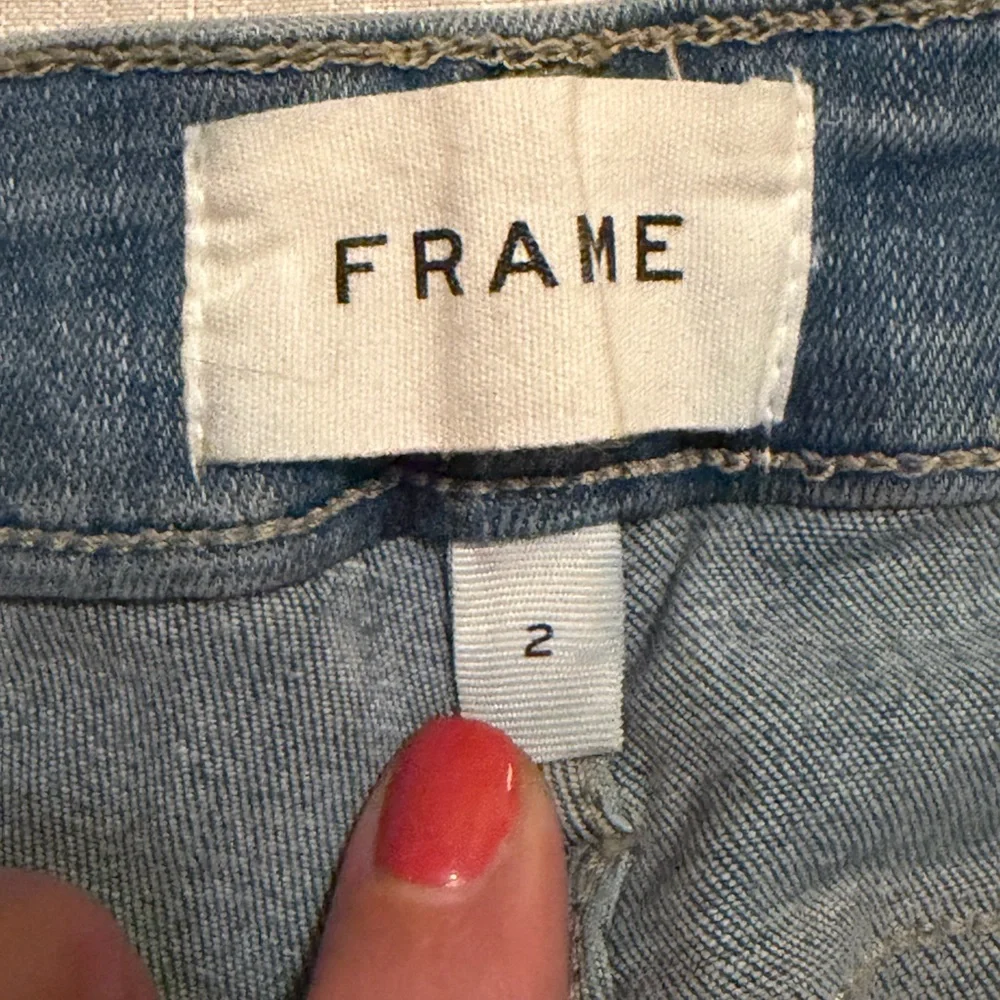 Frame Denim Women's Cropped Light Blue Jeans - Picture 4 of 5